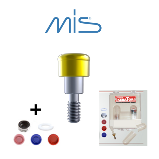 Kerator Overdenture Attachment Kit for MIS Implants