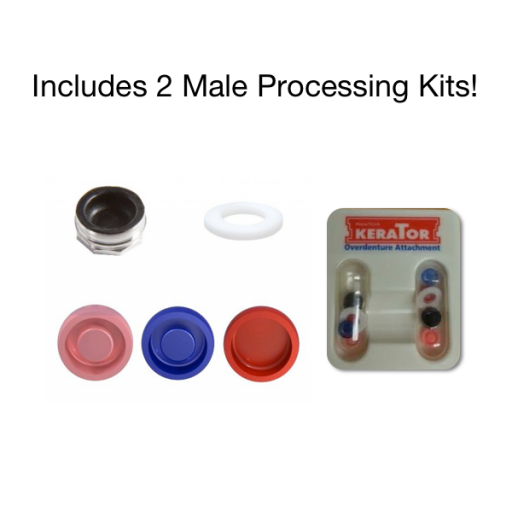 Kerator Male Processing Package: Pack of 2